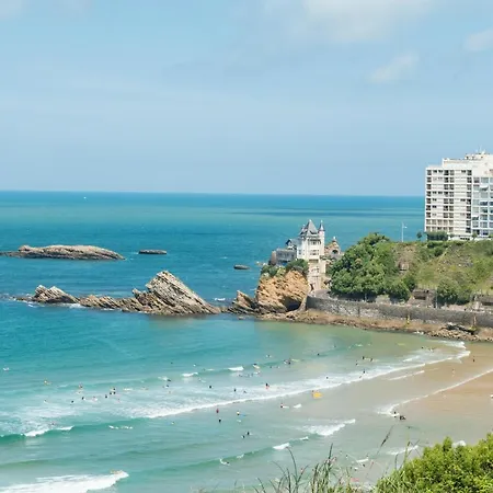 Oceane Plage Cote Des Basques Par Ascenseur Parking Apartment