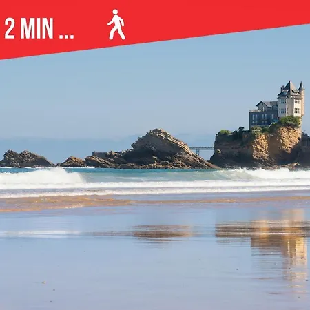 Oceane Plage Cote Des Basques Par Ascenseur Parking Apartment